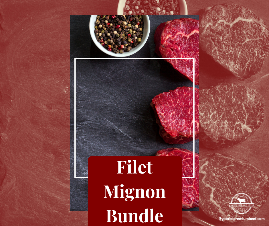 filet-mignon-bundle, grass-fed beef, Texas beef, premium meat, sustainable ranching, Black Angus beef, hormone-free beef, family-owned ranch
