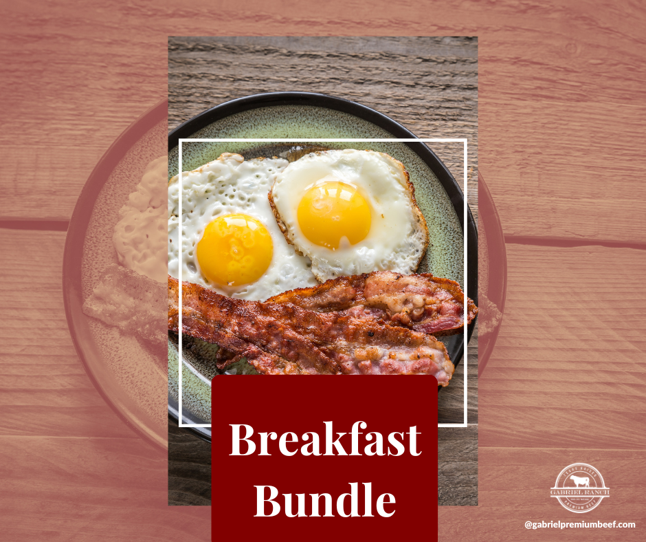 breakfast-bundle, grass-fed beef, Texas beef, premium meat, sustainable ranching, Black Angus beef, hormone-free beef, family-owned ranch